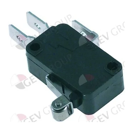 microswitch with handle with a switch 250V 16A 1CO connection male faston 6.3mm