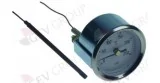 Mount thermomètre ø 52mm Tmax 250 ° C 0 à + 250 ° C sonde ø 4mm tube capillaire 74mm L 1330mm