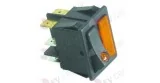rocker switch mounting measurements 30x22mm orange/orange 1NO/indicator light 250V 16A CF-Cenedese Clajosa