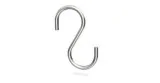Rod Hook Shaped 'S' of 5mm without tips. Box of 10 units.