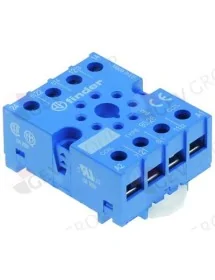 zócalo de relé 8 polos medidas 51x41x23mm 250V 10A 