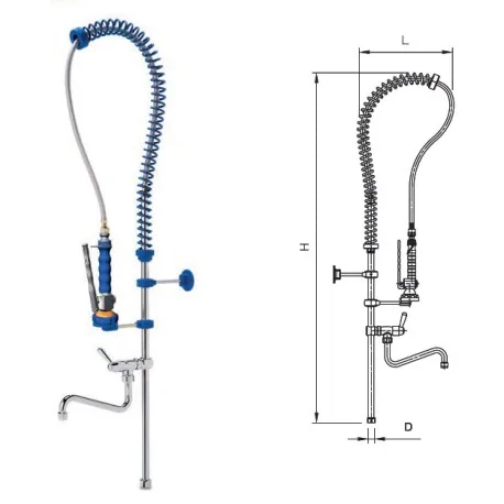 Basic shower tap with tap