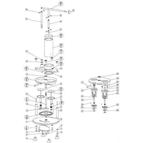 Bracket Support Hamburger Mainca HM-100 5HM42005