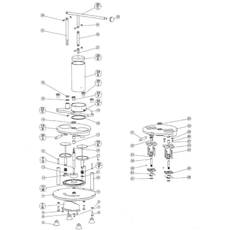 Tolva Pistón Hamburguesera Mainca HM-100 5HM41898 5HM41845