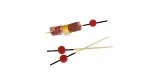 Bamboo Pick Red and Black (200 pcs)