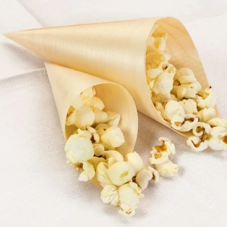 Mini Wooden Cones 13 cm (100 pcs)