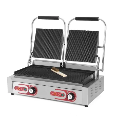 Grill Doble Acero Inoxidable PG-813