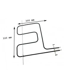 RésistanceFour Teka  220V 1400W 300x320mm