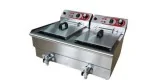 Friteuse électrique EF-132V 10+10 Litres 2 récipient en acier