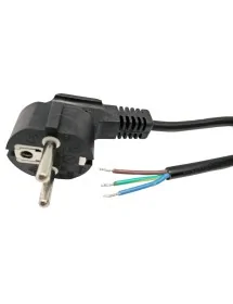 Schuko câble d'alimentation 3x1,5mm PVC noir