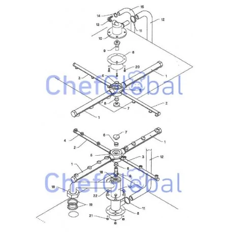 Porte complète Elframo-verres BD13 00222170