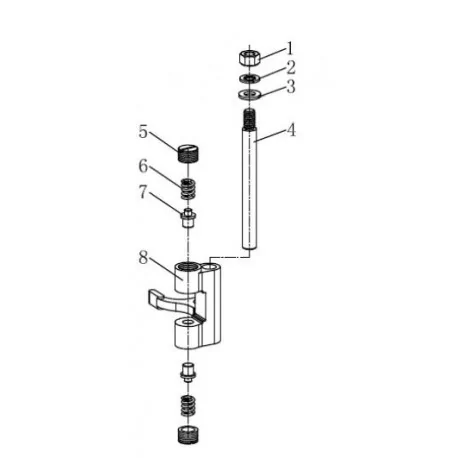 Arbre joug Mélangeur M20A