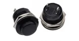 Pushbutton R13-507 3A 250VAC 16mm 2 Terminals ECO1-1