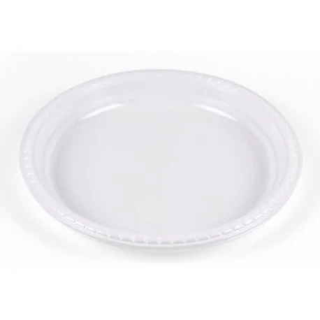 Round Flat Premium Plate 26 cm (10 pcs)