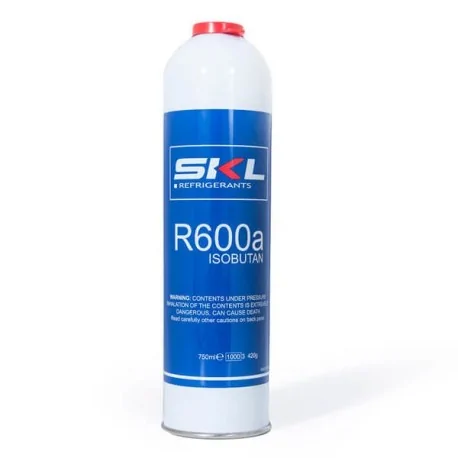 Gas Refrigerant R600a 420 gr container 750ml