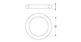 joint torique EPDM épaisseur 5,34mm int. ø 50,16mm Q 1 pc Fagor Q307052000 12010079