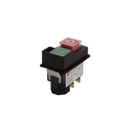interruptor pulsante KLD-28A medida de montaje 45x22mm verde/rojo 2NO/A1 250V Tripus 555.109