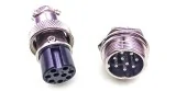 Connector GX16 16mm 9 pin male female