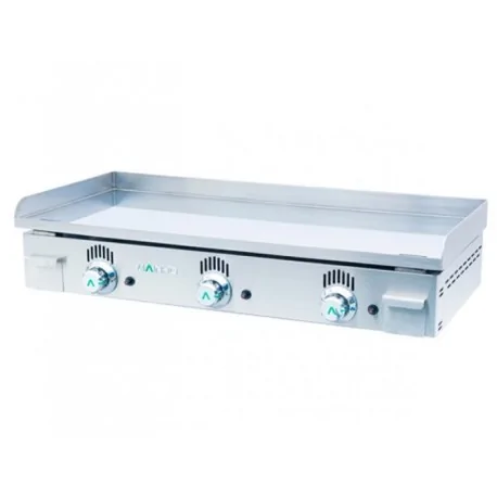 Plancha a gas de cromo duro serie Novo-Crom NC