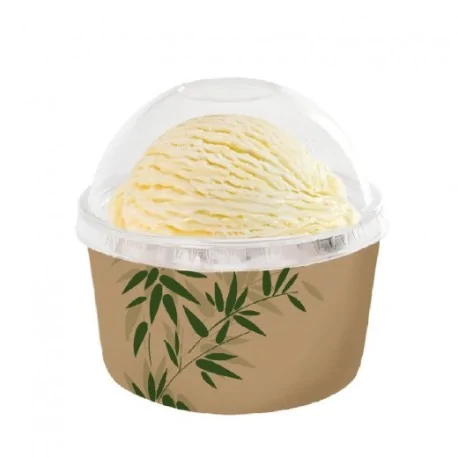 Ice-Cream Tubs "FEEL GREEN" (50 pcs)