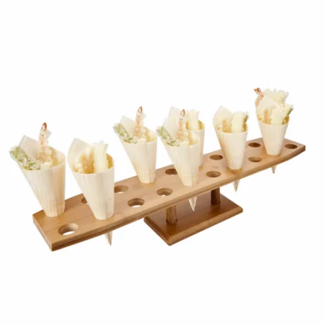 Stand for 20 cones Natural Bamboo
