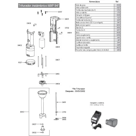 Cuchilla Emulsionar Dynamic MD95 9414