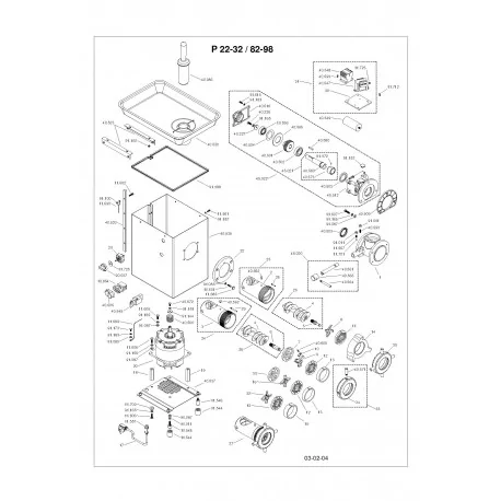 Support  Mouthpiece Mincer Braher P22-82 40510