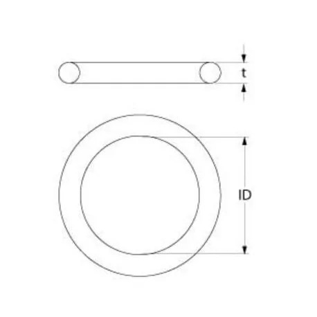 junta tórica EPDM espesor 5mm int.ø 54mm UE 1 pzs Winterhalter