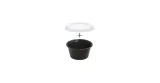 Black sauce bowls + lids (Pack 50 pcs)