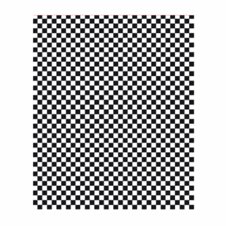 Papier alimentaire ingraissable Carres Noirs (1000 unités)