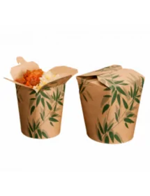 Flip-top cardboard containers (50 pcs)