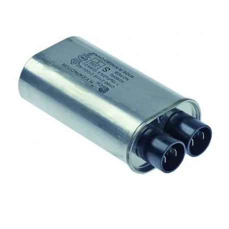 HV capacitor for microwave 1,15µF type CH85-21115 2100V 50/60Hz double connection male faston 4.8mm