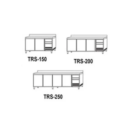 Tables réfrigérées série 600