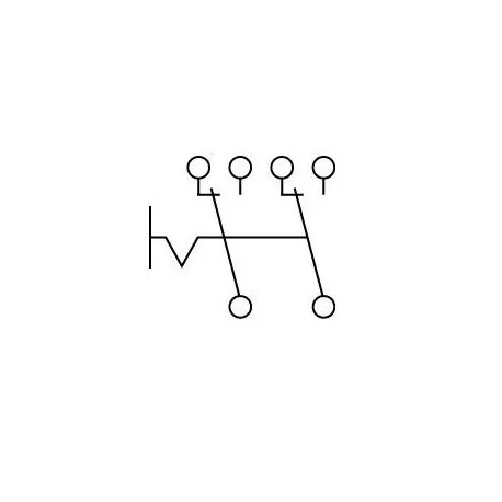 interruptor pulsante medida de montaje 30x22mm rojo/verde 2CO 250V 16A Stop / I Amatis Horeca-Select Omas RGV