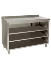 Muebles estanterías con fondo 600 mm cerrado atrás.