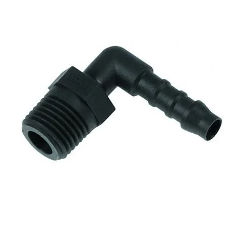 hose connector plastic angled thread 1/4" 361755 hose ø 6mm Qty 1 pcs