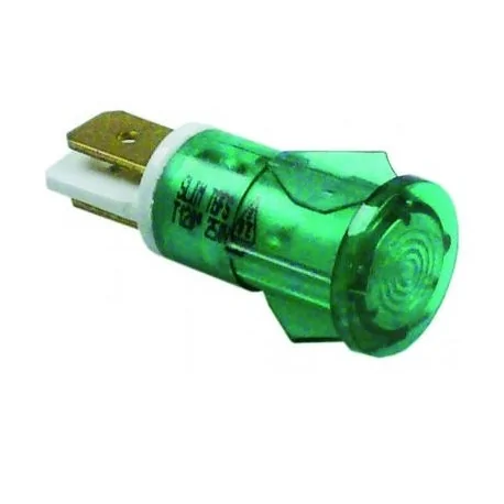 lámpara de señalización ø 12mm verde 230V UE 1 pzs 