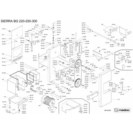 Guide Support Medoc Tape ST-200 ST-230 36625-2
