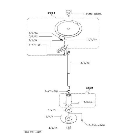 Divisor Exprimidor Zummo Z08 3/6/3B