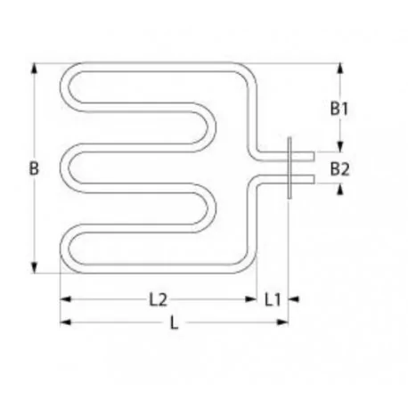 Heat Element Oven ECO1-1 1800W top