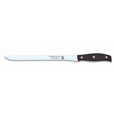 Extra-flexible ham knife ESCORIAL Series Black Handle