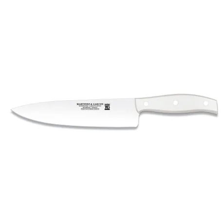 Couteau cuisinier ESCORIAL Series Poignée blanc