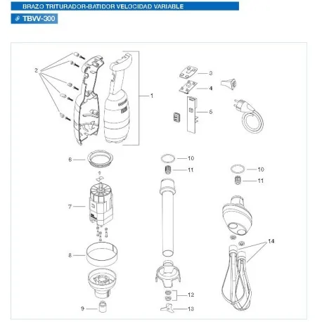 Bras d'accouplement mâle Concasseur moteur BT BB K016C31004