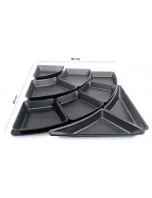 Exhibition of 9 trays