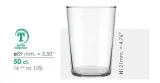 Glass Maxi Sidra 50cl (pack of 12 units)