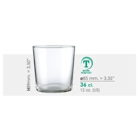Glass Midi 36 cl (pack of 12 units)