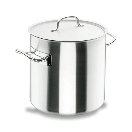Straight pot with lid