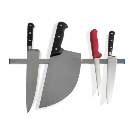 Knife magnetic wall and stainless