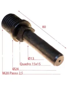 Fiche à broche en acier sans fin hachoir 32 Ramon Enterprise