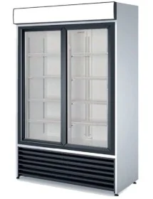 Refrigerated Vertical Display Cabinet Two doors RVCS-1000S